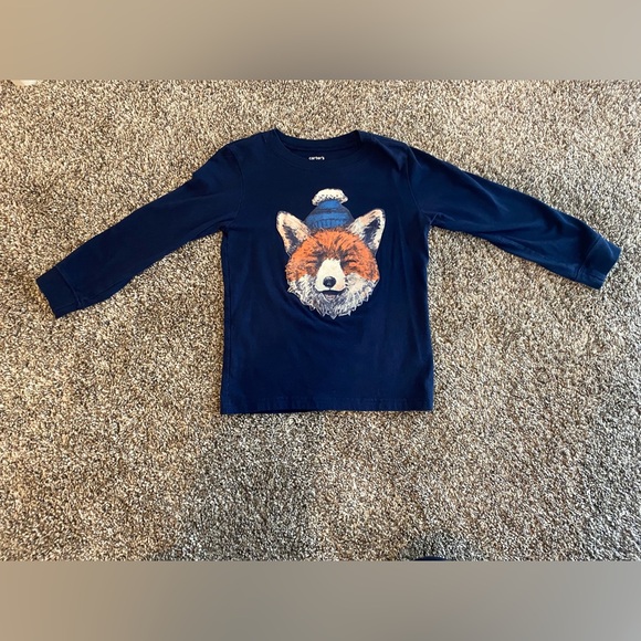 Carters and Old Navy Bundle! Toddler Boys Size 4T Long sleeve shirts and hoodie - Picture 6 of 9